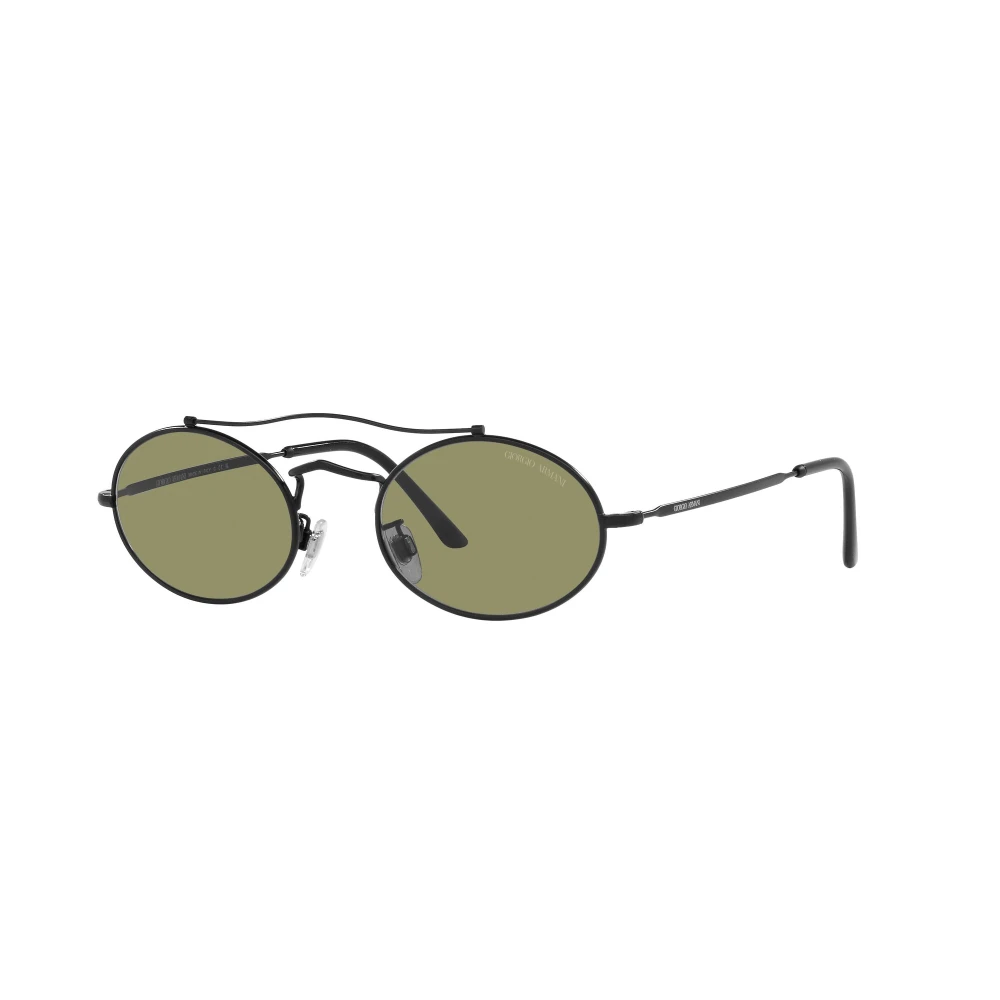 Giorgio Armani Men's Black/Green Matte Sunglasses Ar 115Sm