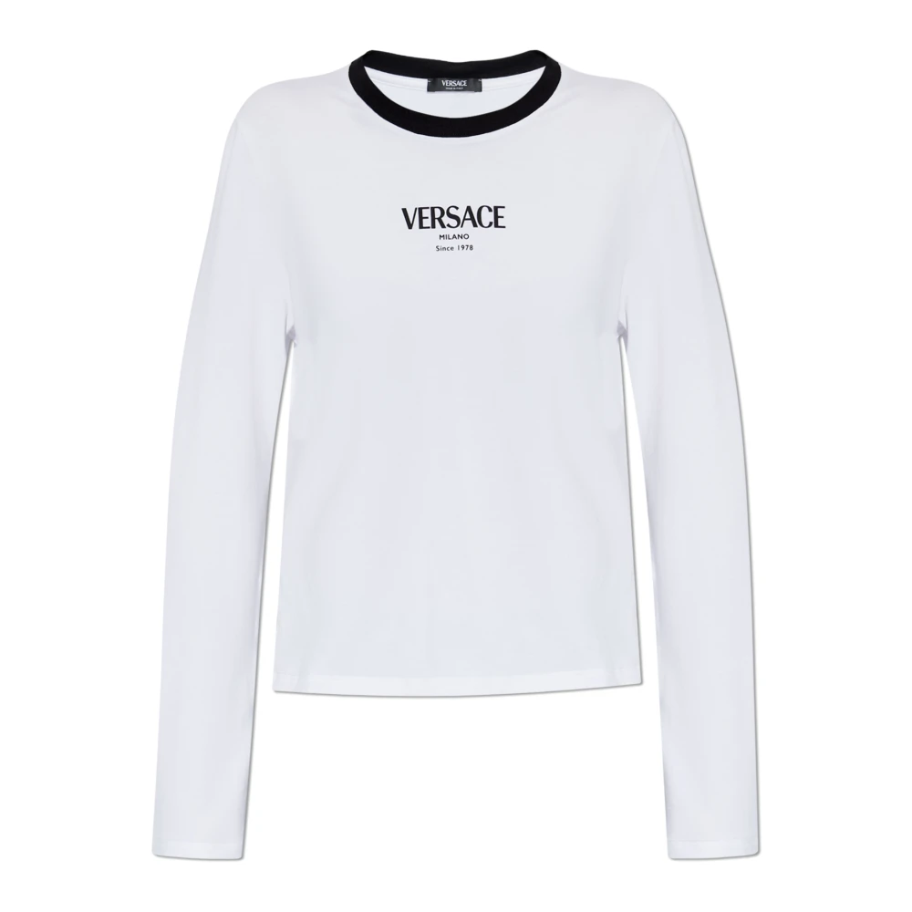 Versace Mujer Blanco Camisetas, Talla: 2XS