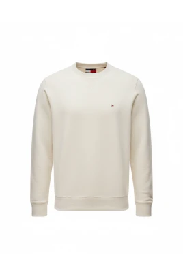 Klassisk Sweatshirt i Borstad Fleece