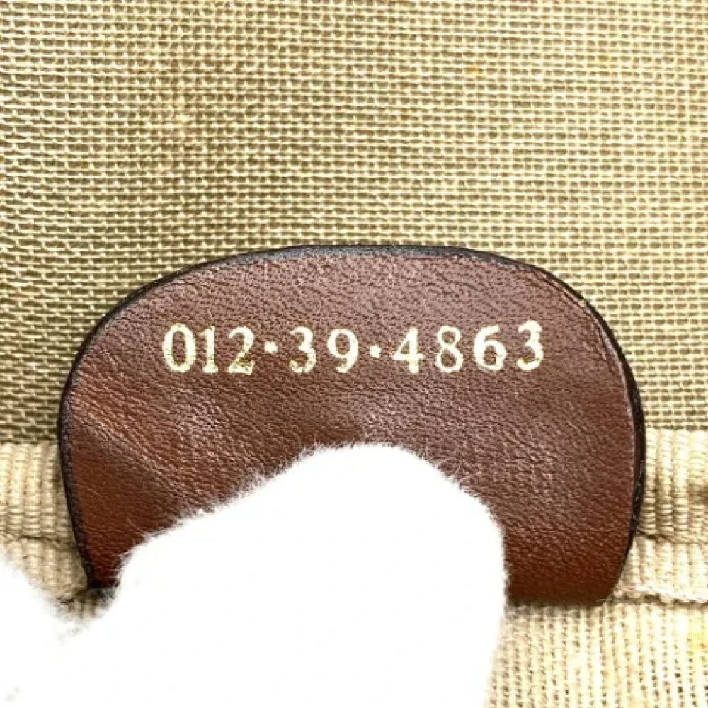 Gucci Vintage Pre-owned Fabric gucci-bags Brown Dames