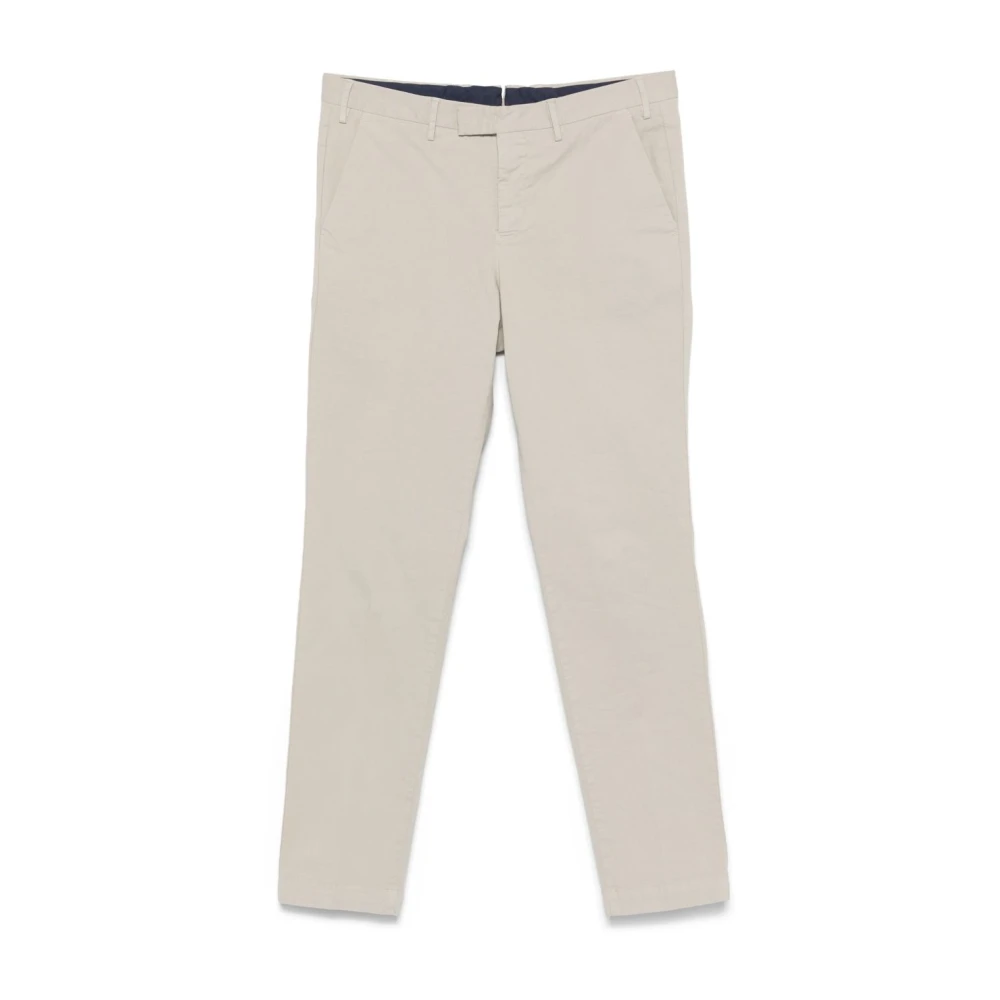 PT Torino Grijze Broek met Verborgen Sluiting Gray Heren