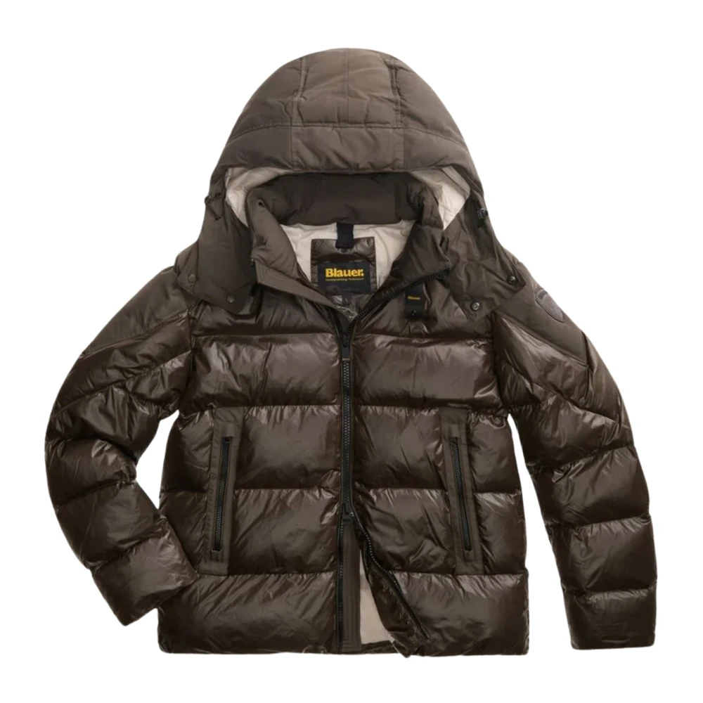 Blauer Uomo Army Green Piumino Kiernan In Nylon - Immagine 3