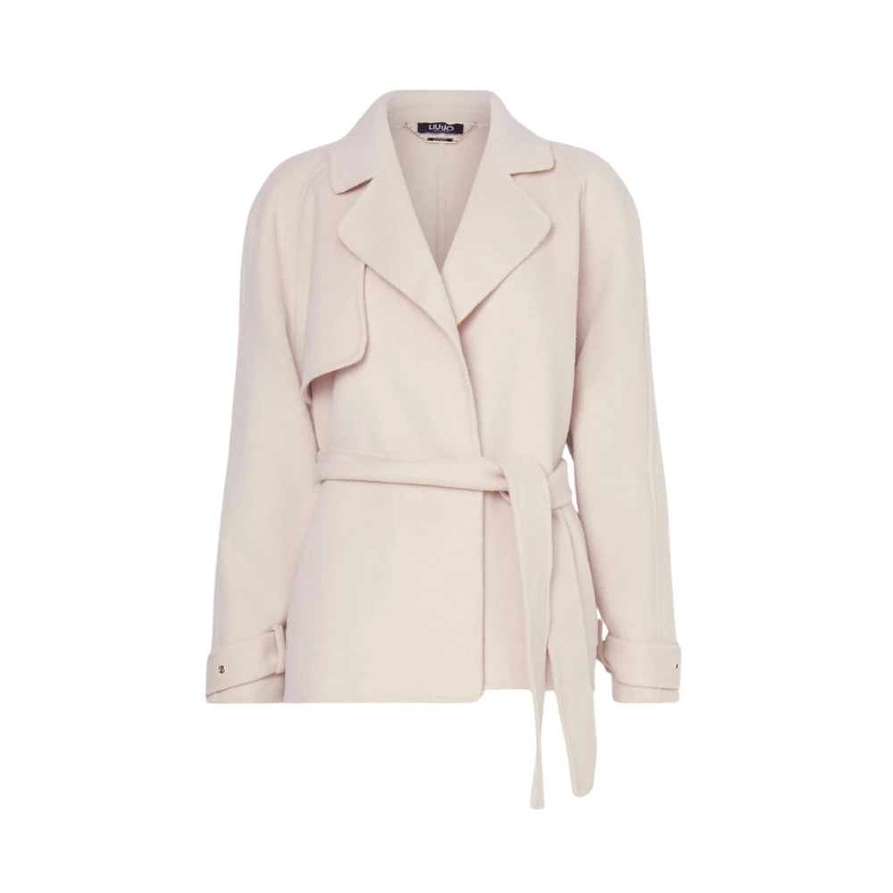 Liu Jo Elegant Blazer Coat Beige Dames