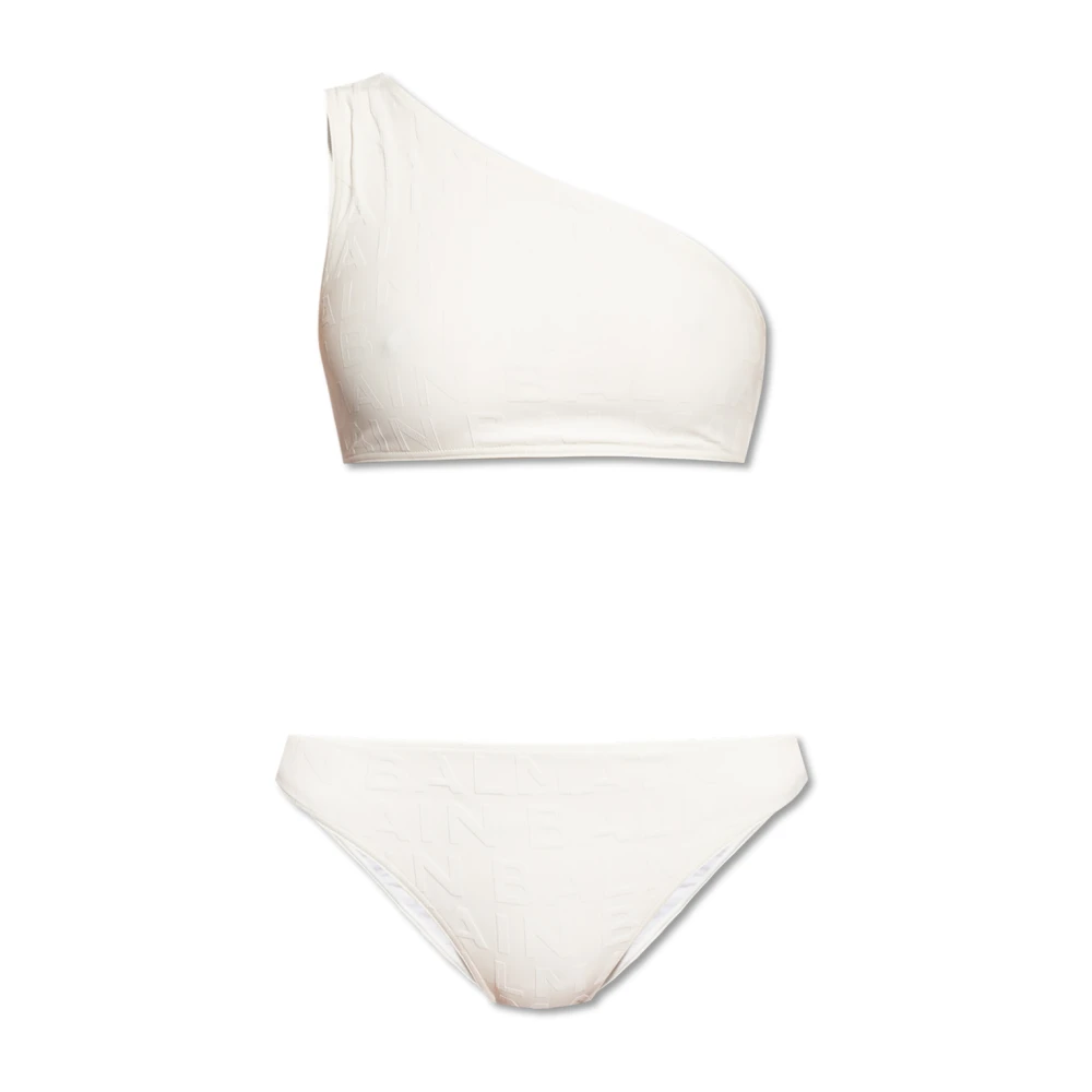 Balmain Mönstrad bikini White, Dam