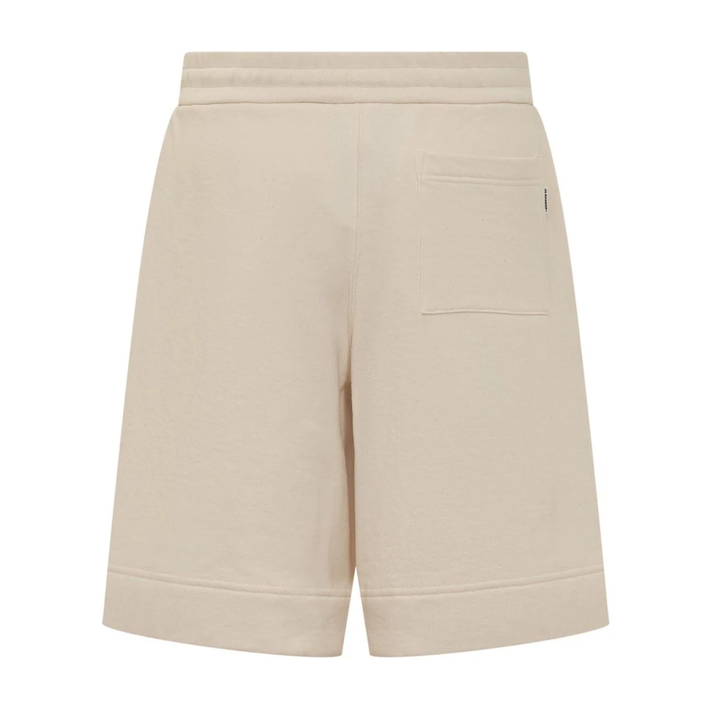 Jil Sander Katoenen Bermuda Shorts Beige Heren