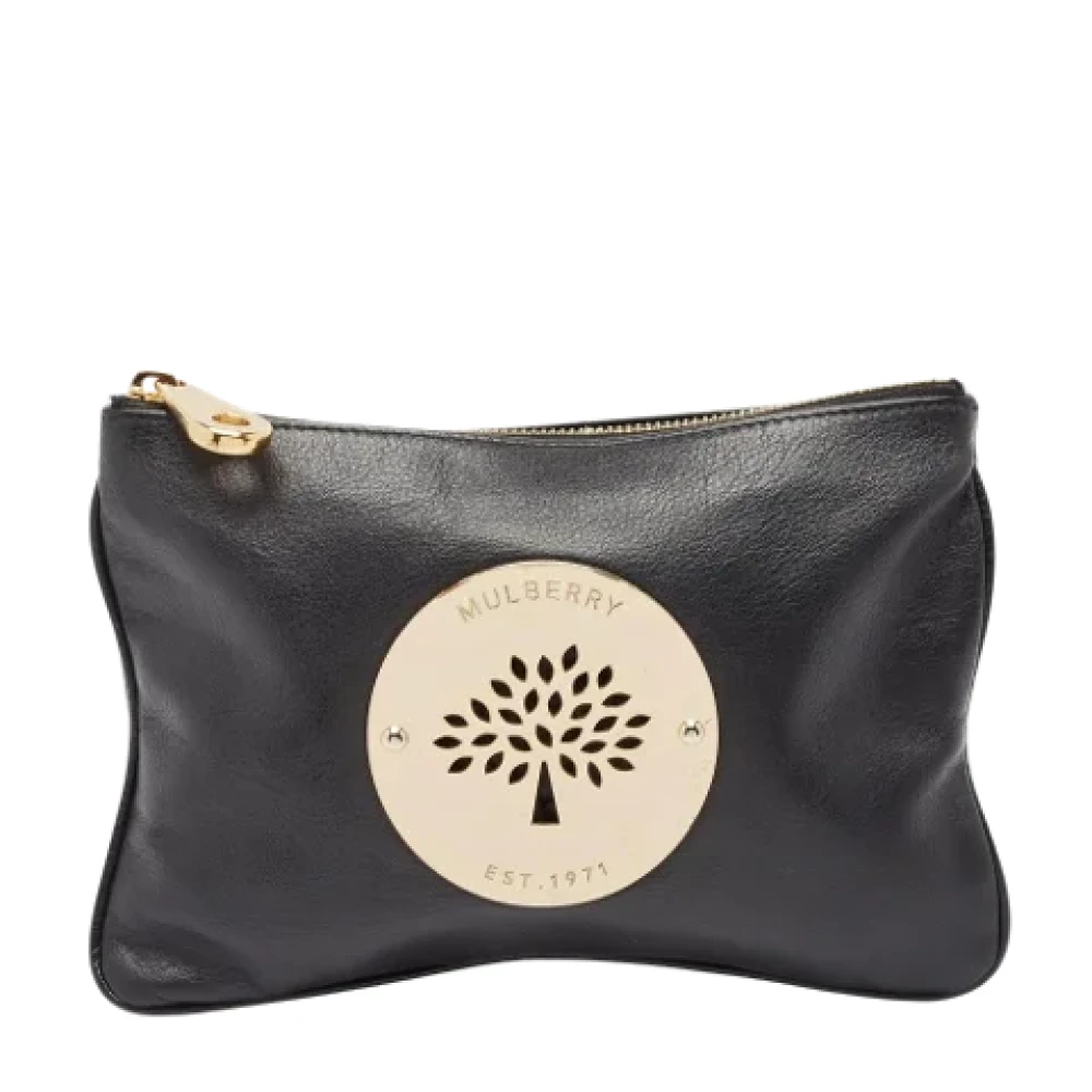 Mulberry Pre-owned Leather pouches Black Dames