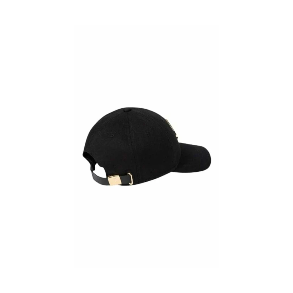 Moose Knuckles Zwarte Logo Icon Pet Stijlvol Black Heren