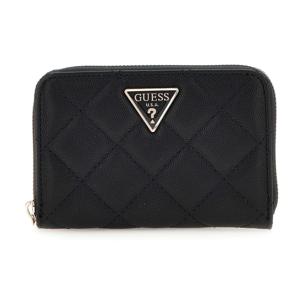 Guess Eco Carly Kleine Portemonnee Zwart Black Dames