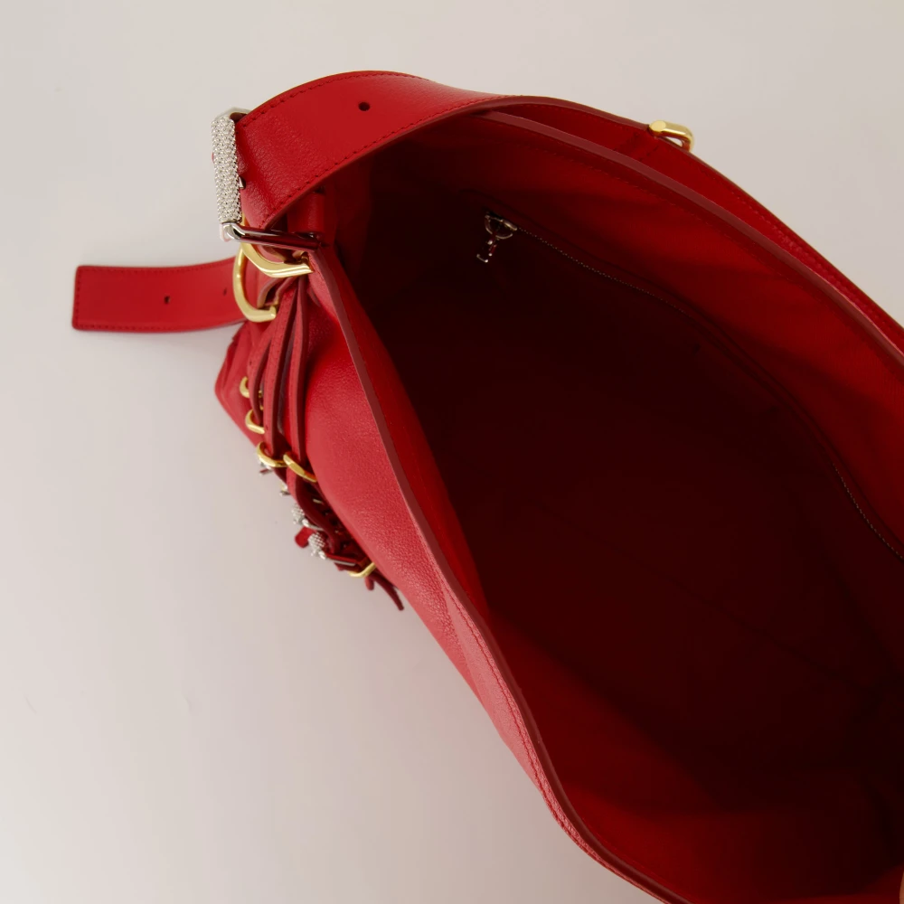 Givenchy Rode Leren Medium Tote Tas Red Dames