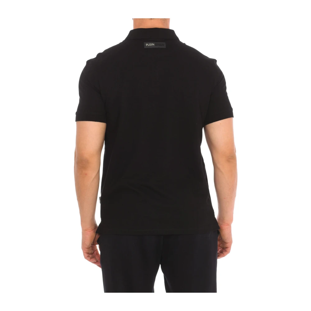 Plein Sport Polo met korte mouwen en Claw Print Black Heren