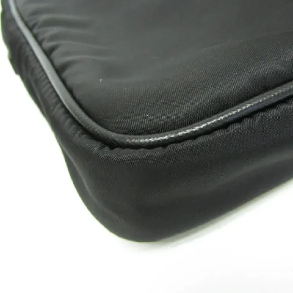 Prada Vintage Pre-owned Leather prada-bags Black Dames