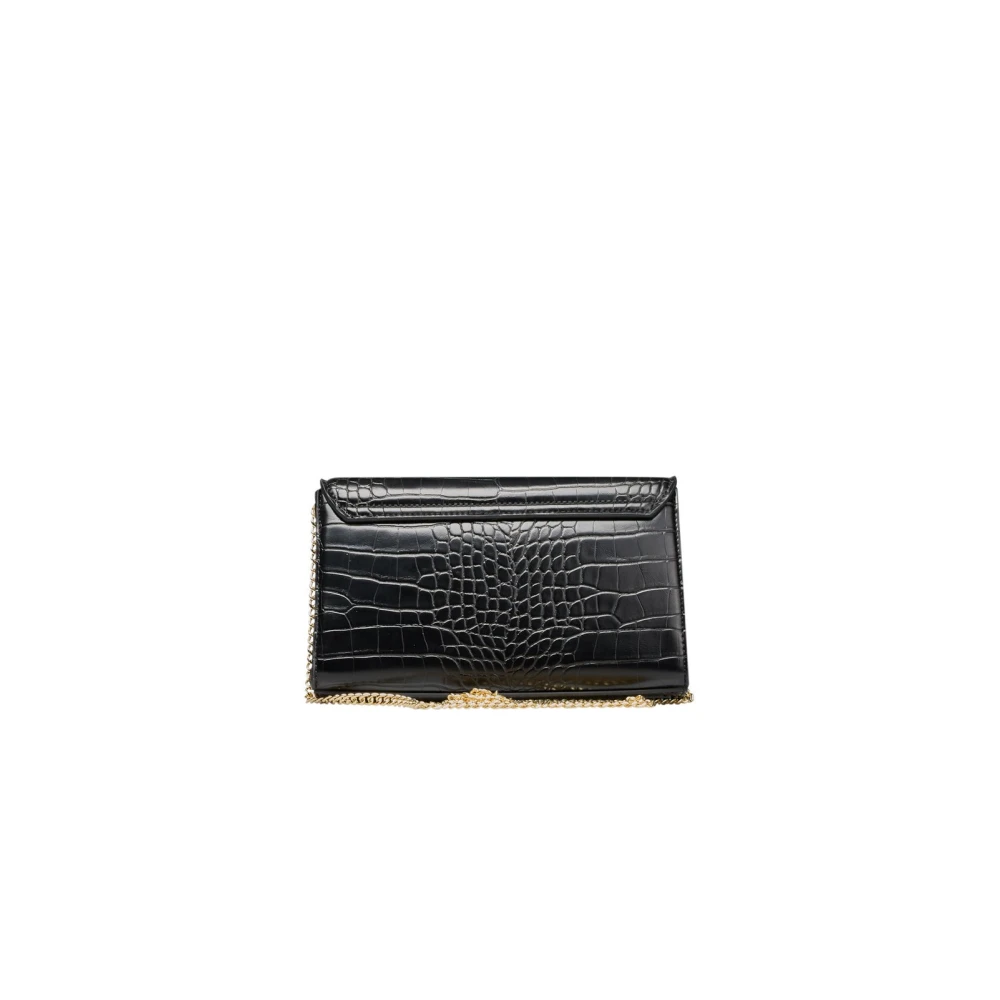 Love Moschino Crossbodytassen met kettingsluiting Black Dames