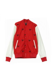 Collegejacke Mann Junge Wiederholung Varsity