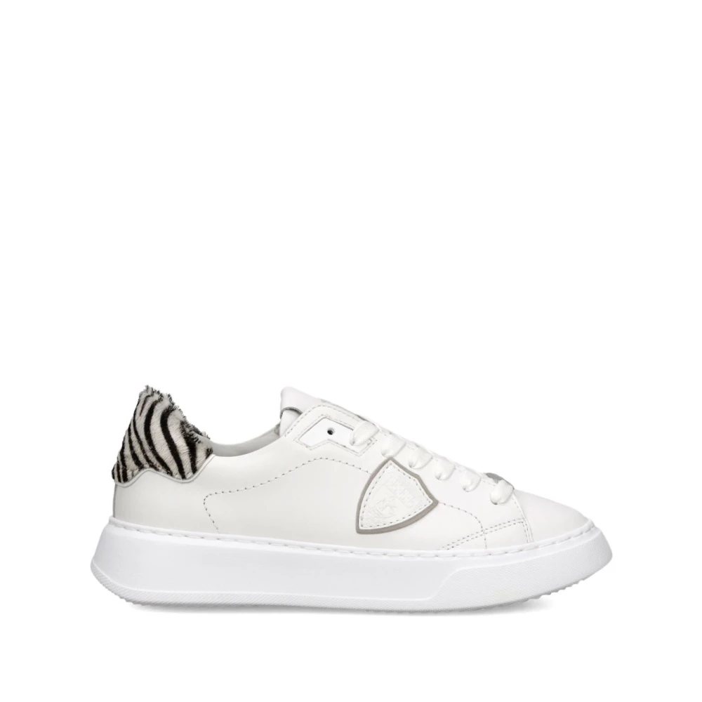 Philippe Model Women's White Sneakers, 4 Uk, Temple Trainers
