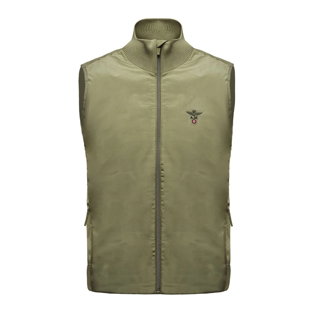 Aeronautica Militare Mannelijk Groente Jassen Heren, Groen, Xl, Gilets