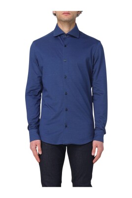 blue-knit-long-sleeve-shirt