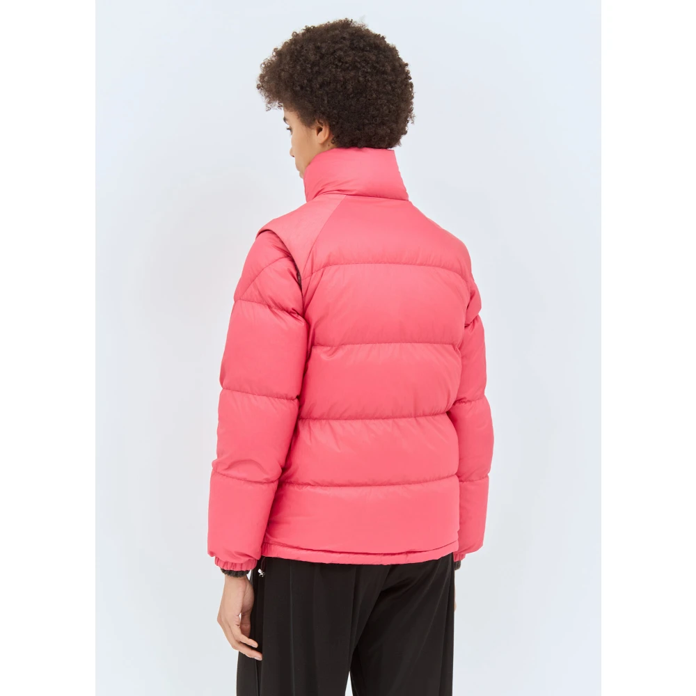 Moncler Omkeerbaar kort donsjack Pink Dames