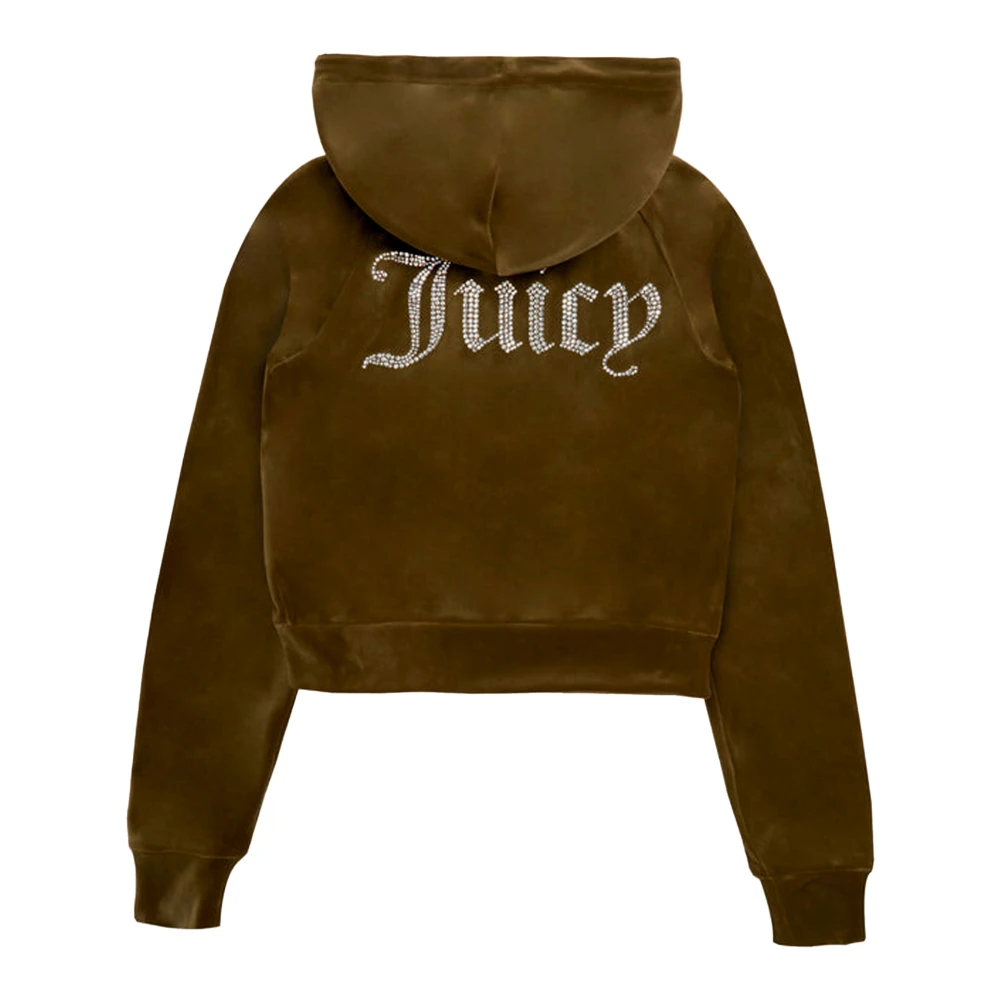 Juicy Couture Madison Hoodie in Donker Olijf Green Heren