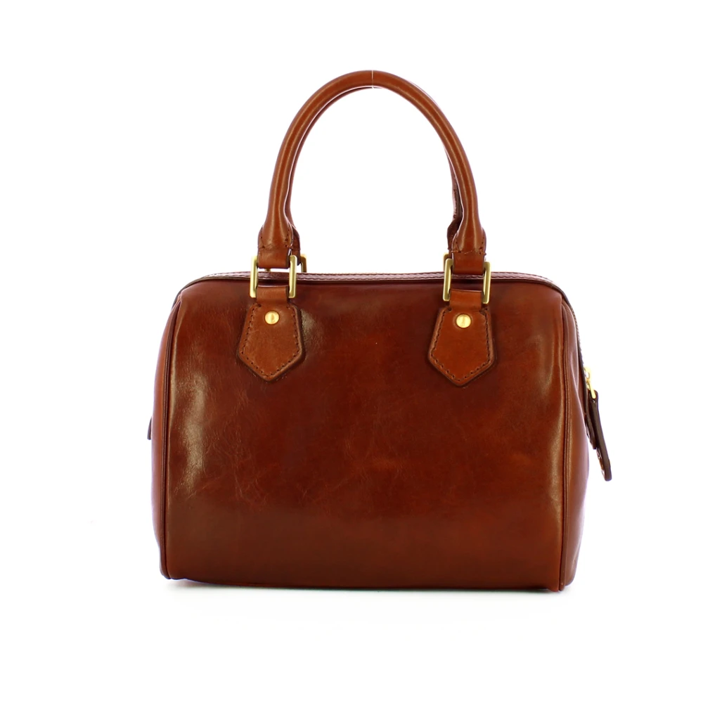 The Bridge Bauletto Story Leren Handtas Brown Dames