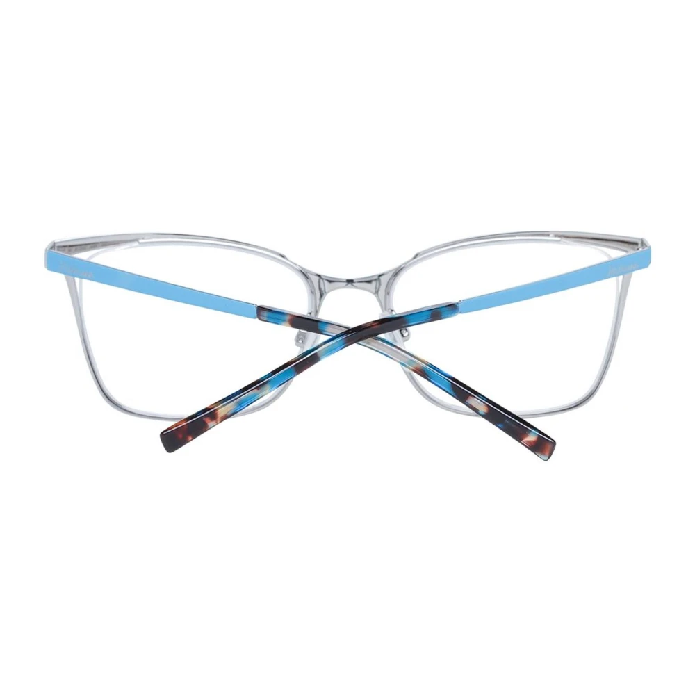 Ana Hickmann Blauwe Cat Eye Metalen Optische Frames Blue Dames
