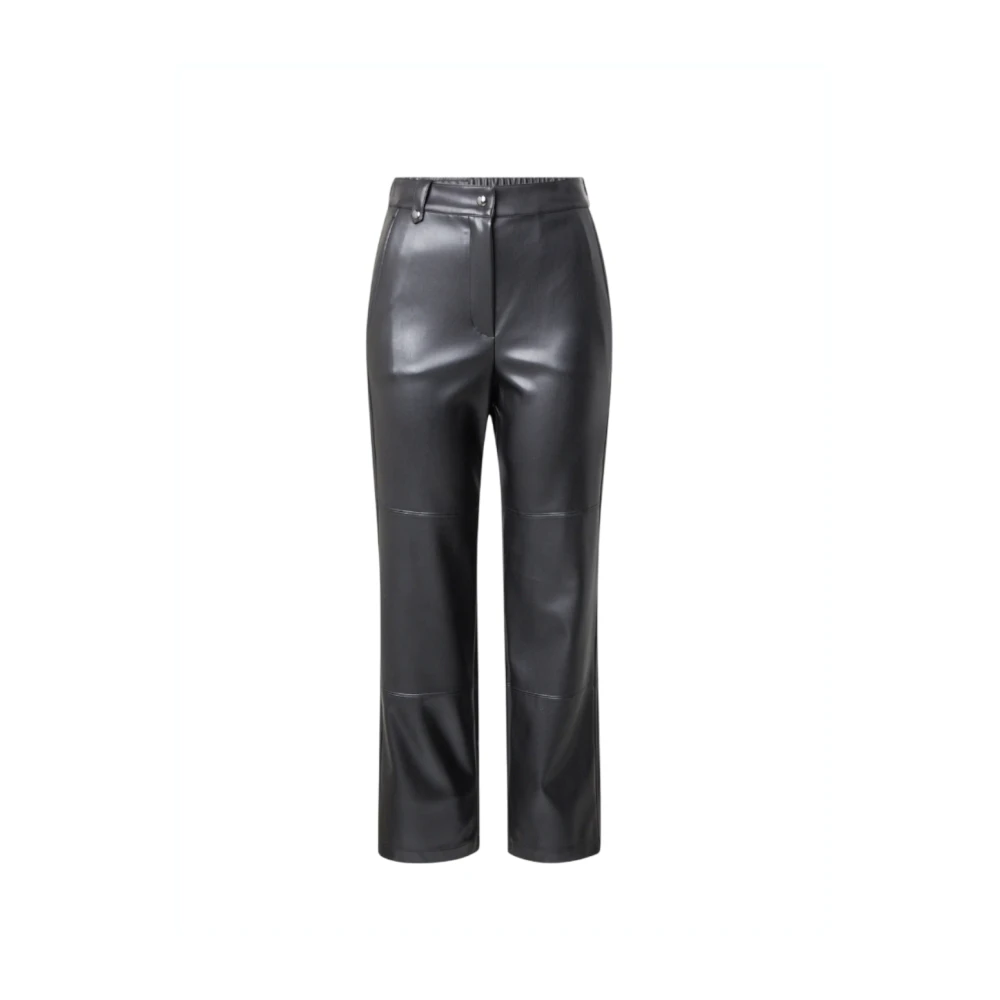 Max Mara Zwarte Struisvogel Broek Black Dames