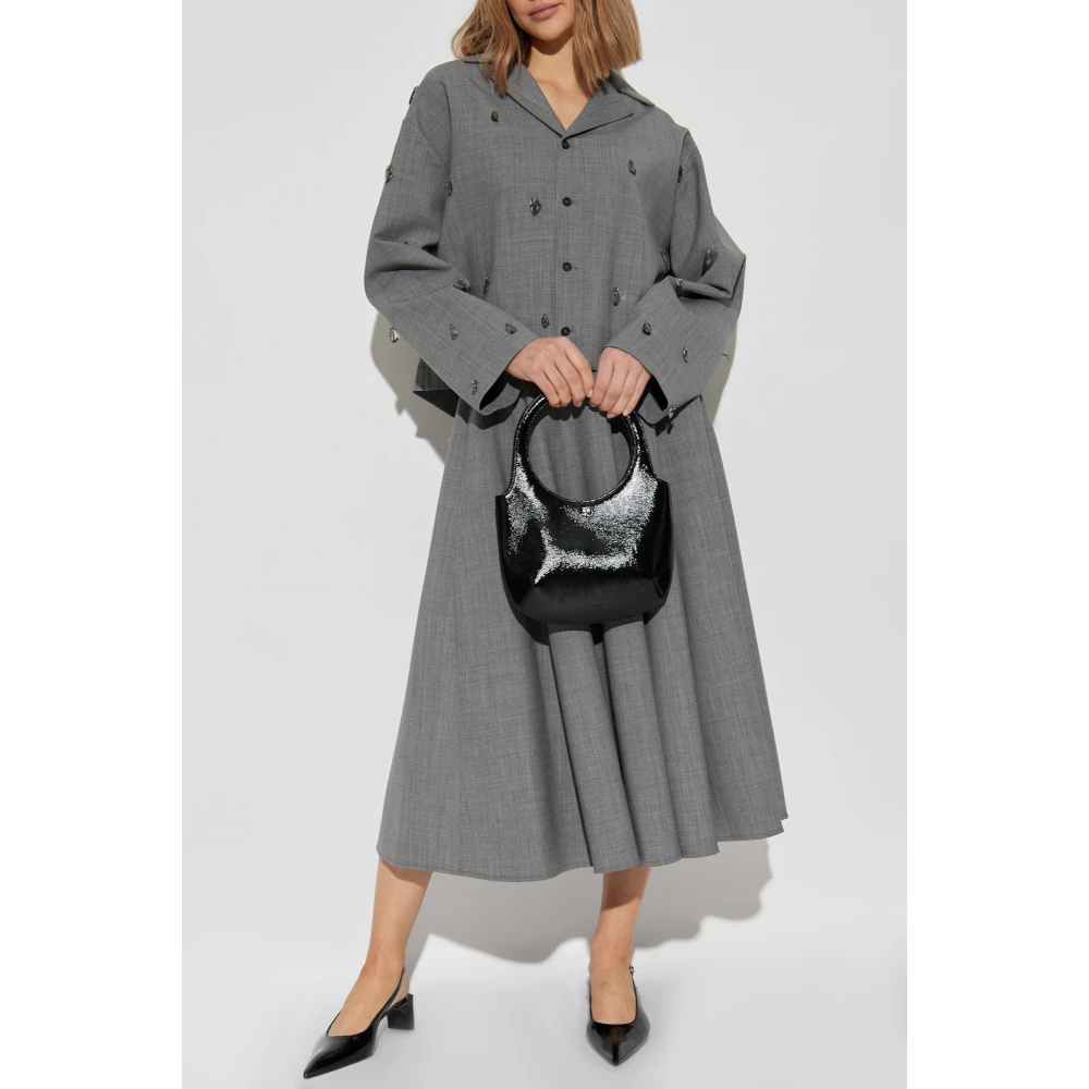 Fabiana Filippi Wijd uitlopende rok Gray Dames