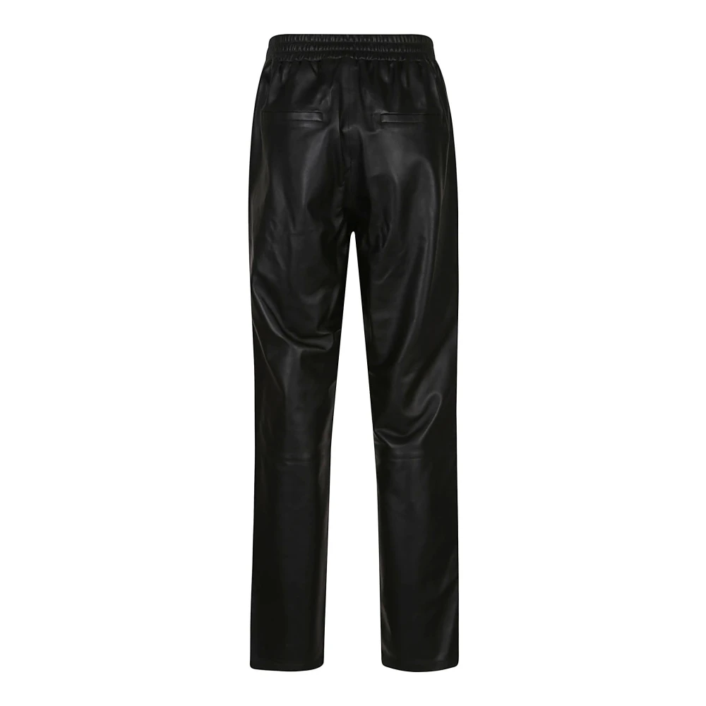 Arma Leren Zwarte Broek Black Dames