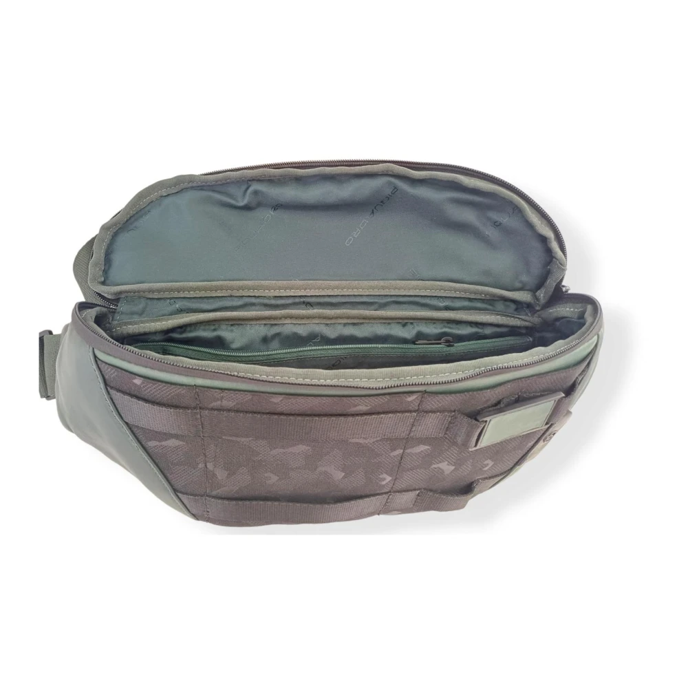 Piquadro Stijlvolle Crossbody Tas voor Dagelijks Gebruik Green Heren