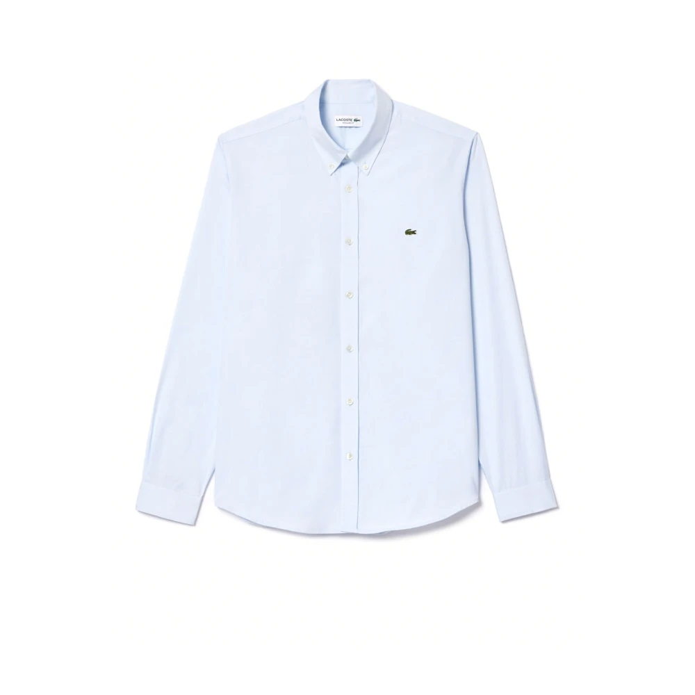 Lacoste Men's Blue Formal Shirts, Xl, Light Classic Shirt