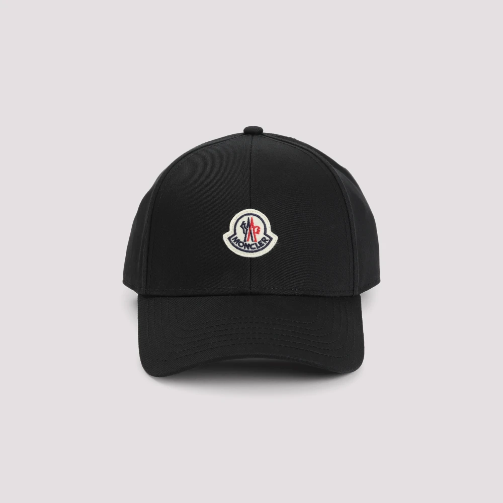 Moncler Zwarte Hoed Accessoires voor Mannen Black Heren