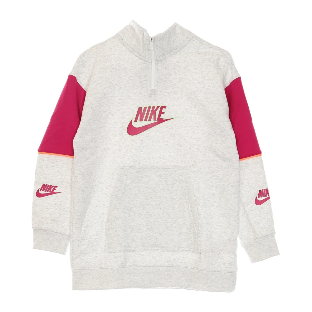 Nike Hoge Kraag Sportstrui Gray Heren