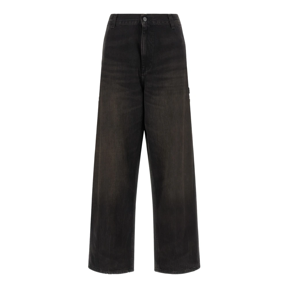 Carhartt Wip Donna Nero Brandon Single Knee Pants - Woman Pants M - Immagine 2