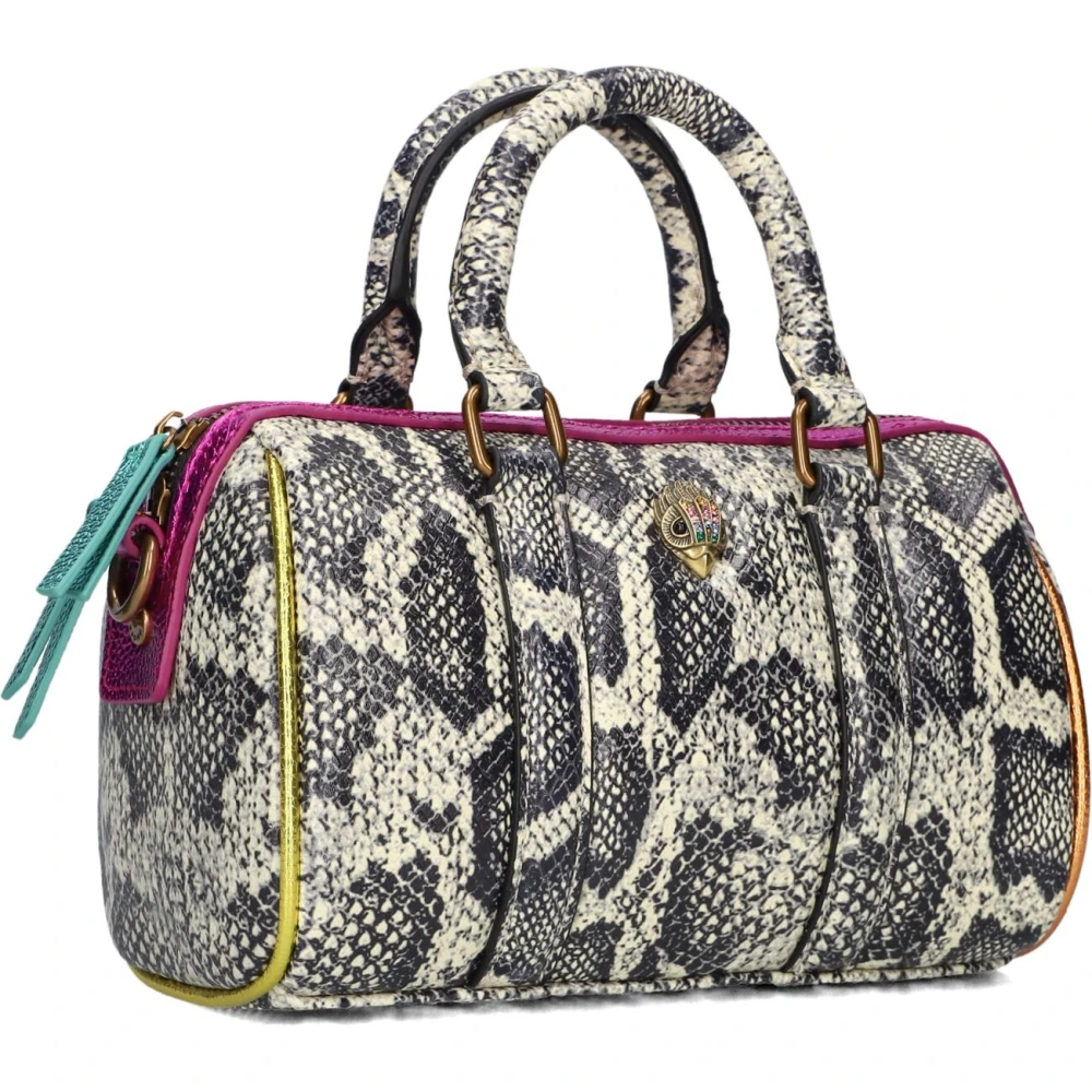 Kurt Geiger Beige Schoudertas Kensington SM Boston Multicolor Dames