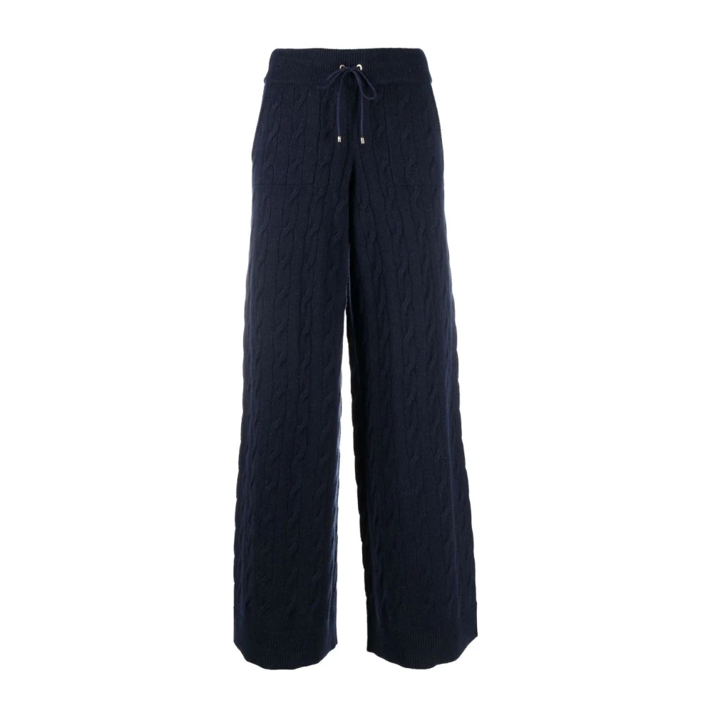 Ralph Lauren Wijde Broek Blue Dames