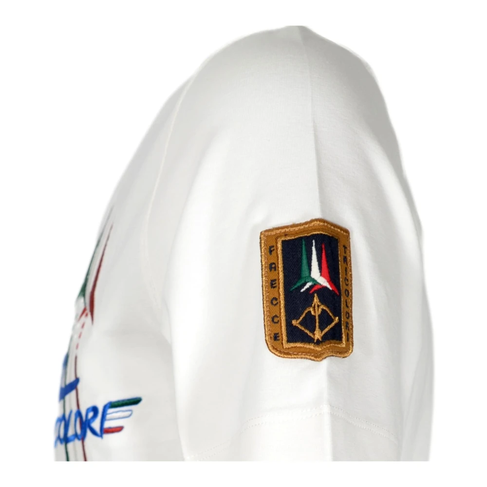 aeronautica militare Wit T-shirt van Katoen White Heren