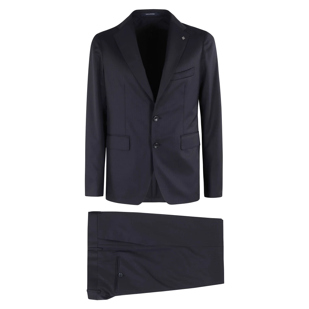 Tagliatore Men's Blue Single Breasted Suits, 2XL, Solaro Suit