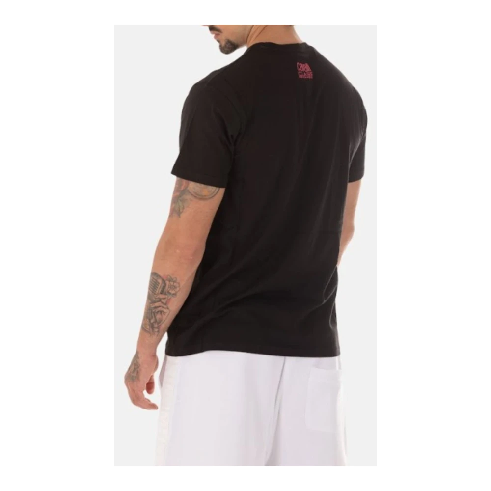 Just Cavalli Heren Logo T-Shirt Black Heren
