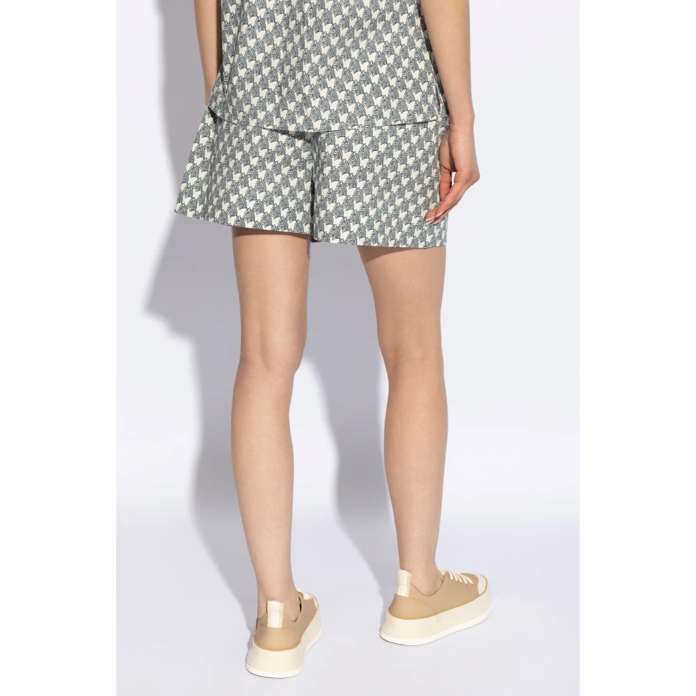 TORY BURCH Gedrukte shorts Beige Dames