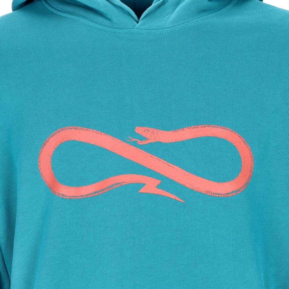 Propaganda Petrol Logo Hoodie Sweatshirt met lange mouwen Blue Heren
