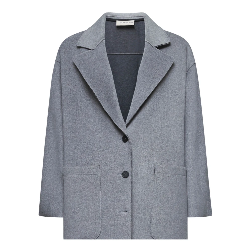 Blanca Vita Antraciet Winterjas Gray Dames