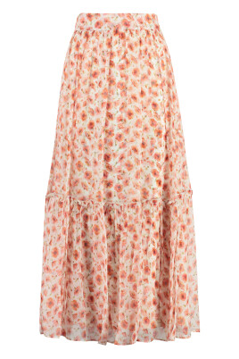 flared-silk-skirt