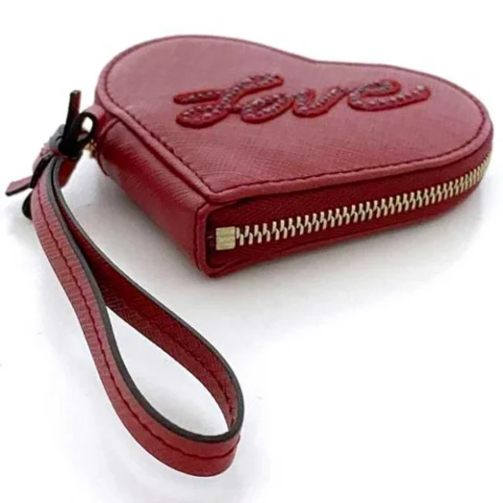 Salvatore Ferragamo Pre-owned Leather wallets Red Dames