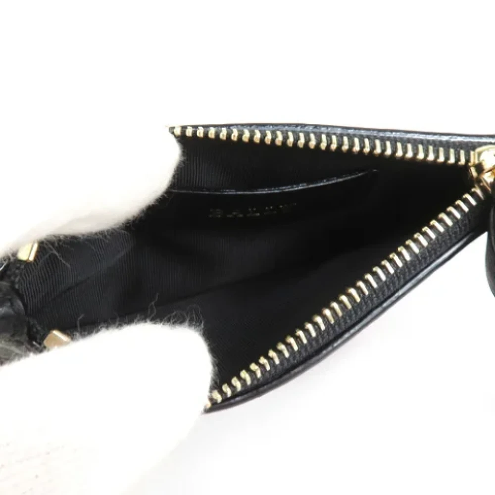 Bally Pre-owned Leather wallets Black Dames