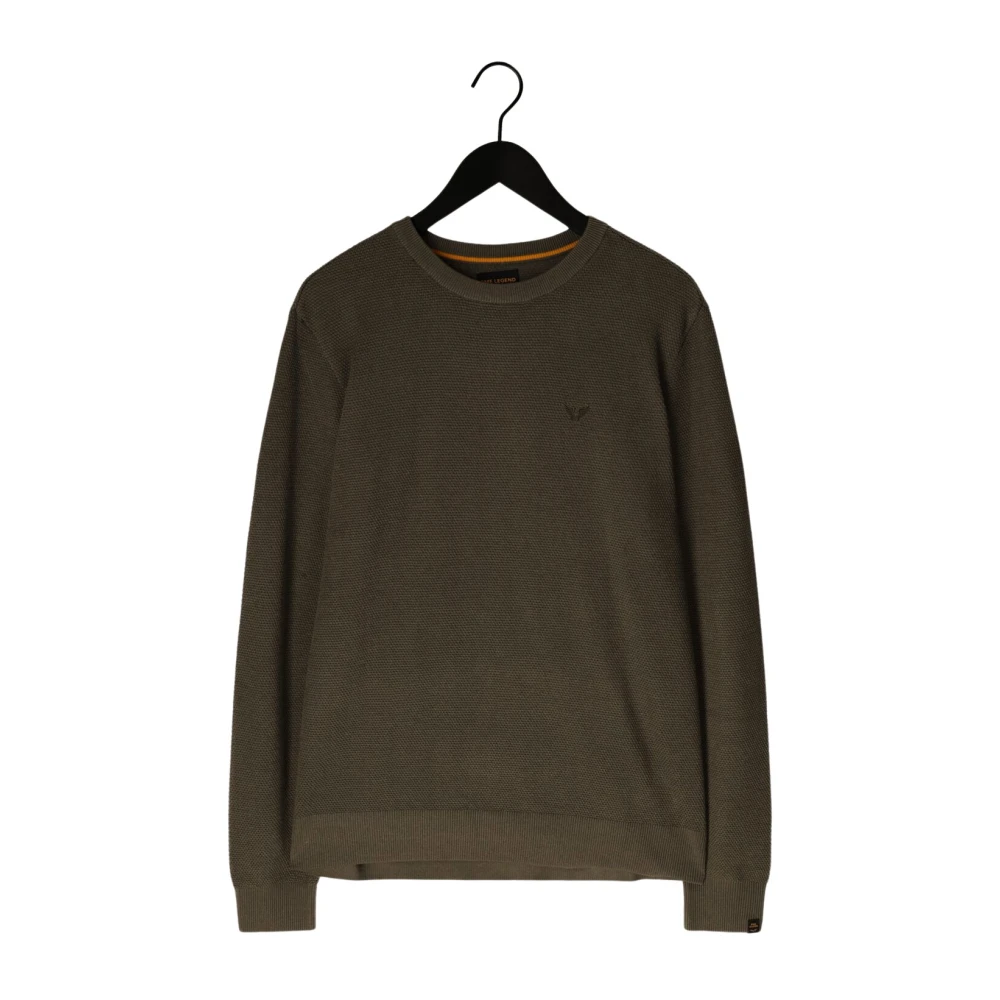 PME Legend Herren Rundhals Pullover R-NECK COTTON MODAL - Regular Fit - Bild 6