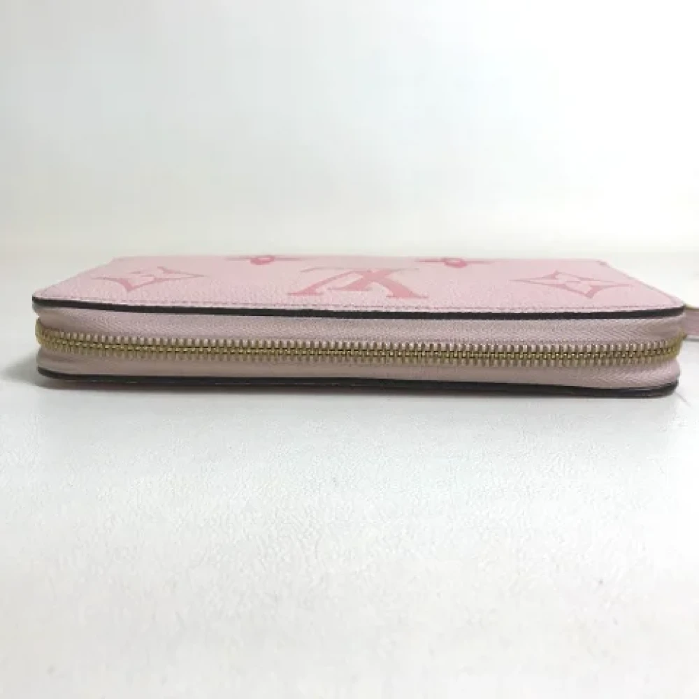 Louis Vuitton Vintage Pre-owned Leather wallets Pink Dames