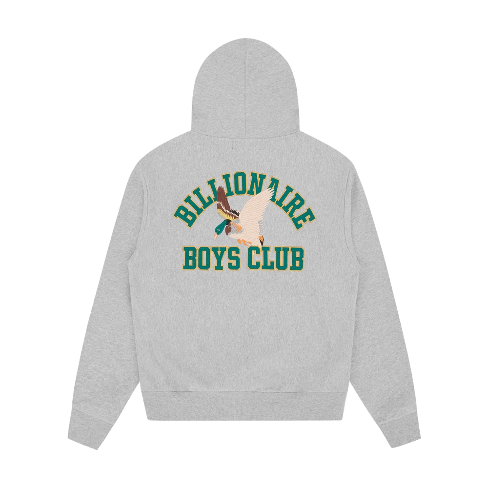 Billionaire Boys Club Eend Varsity Geborduurde Popover Hood Gray Heren