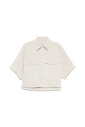 chemise-beige-a-boutons-pression