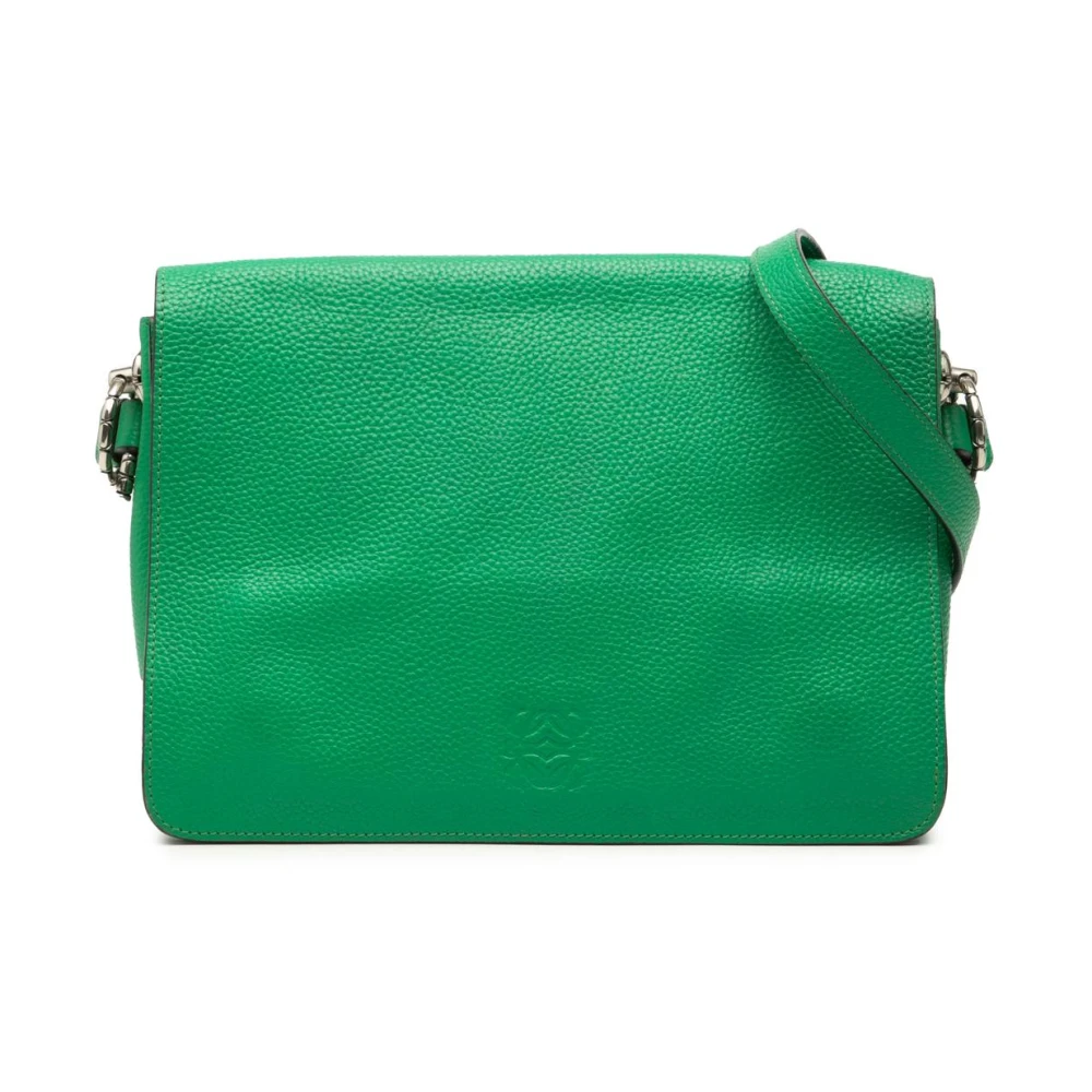 Loewe Pre-Owned Women's Green Pre-Owned Satchel