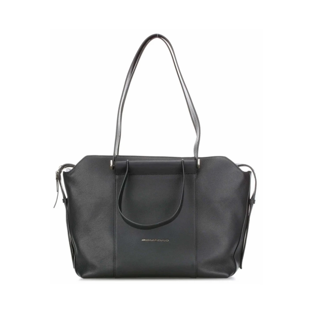 Piquadro Zakelijke Shopper Tas Black Dames