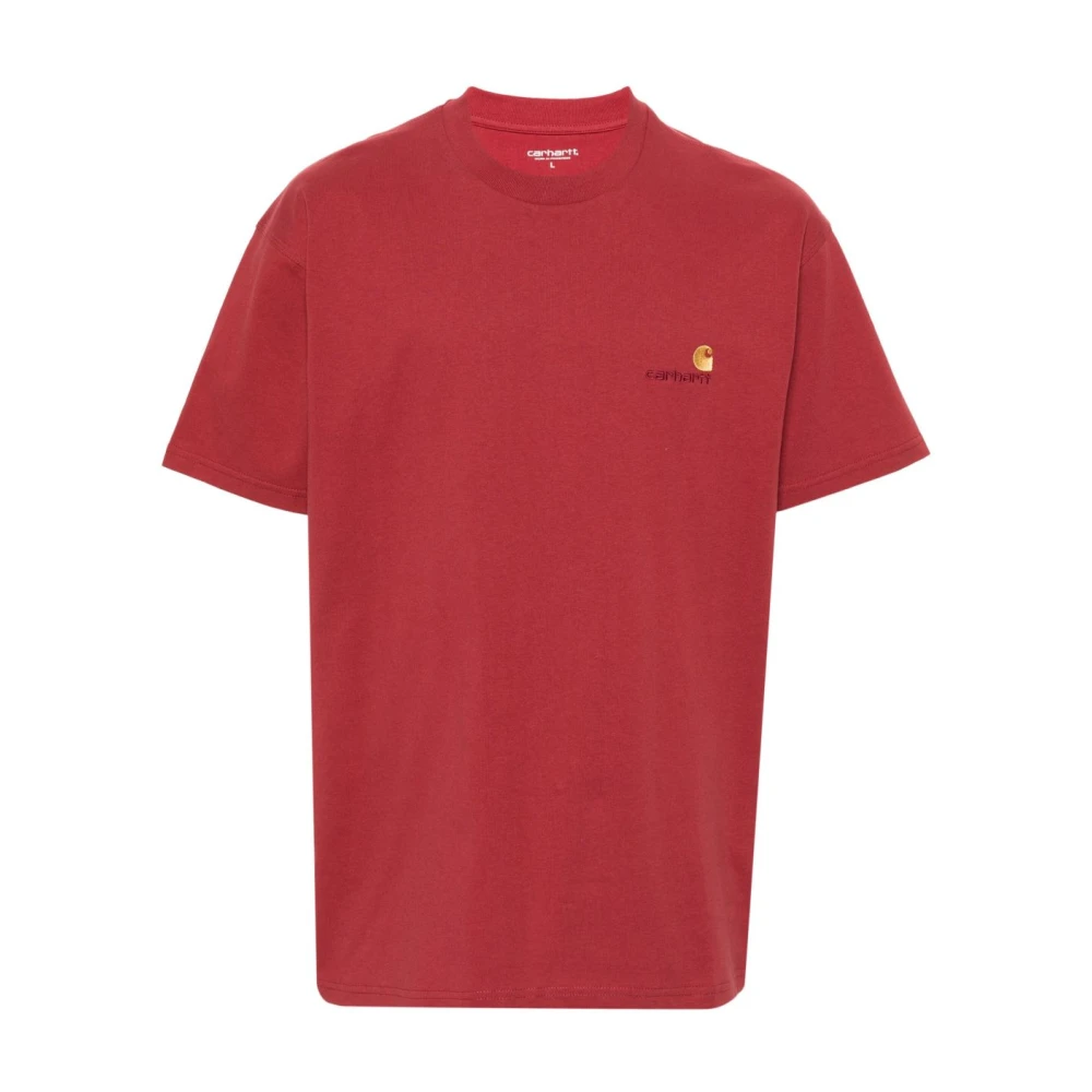 Carhartt Wip Men's White Silk & Nylon T-Shirts And Polos